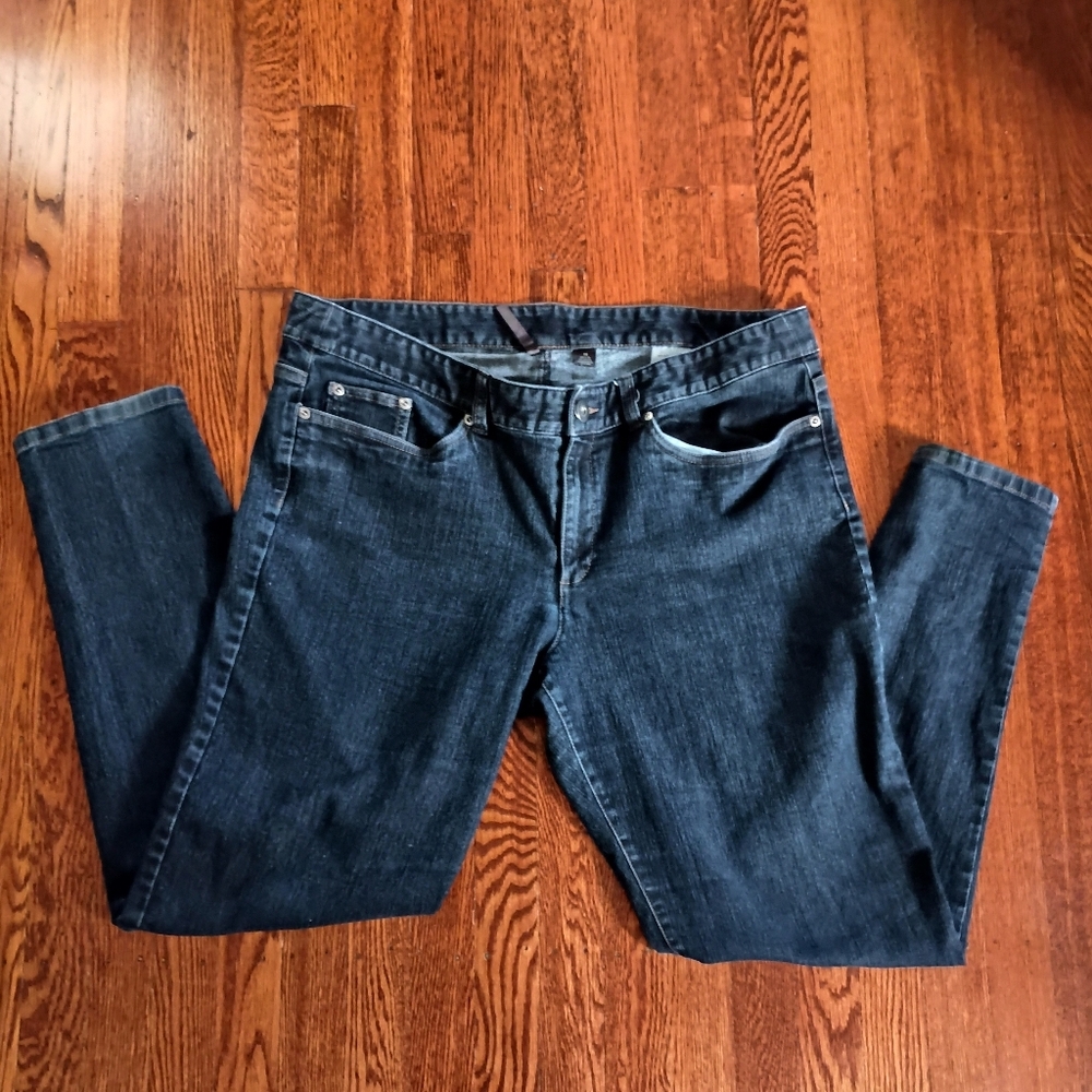 Skye's the Limit Dark Blue Straight Leg Jeans
